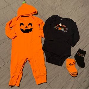 Carter’s Halloween Baby Outfit Bundle 12 months